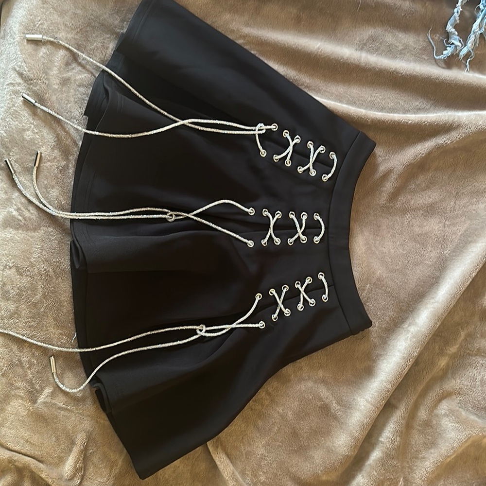 Black Rhinestone Skirt